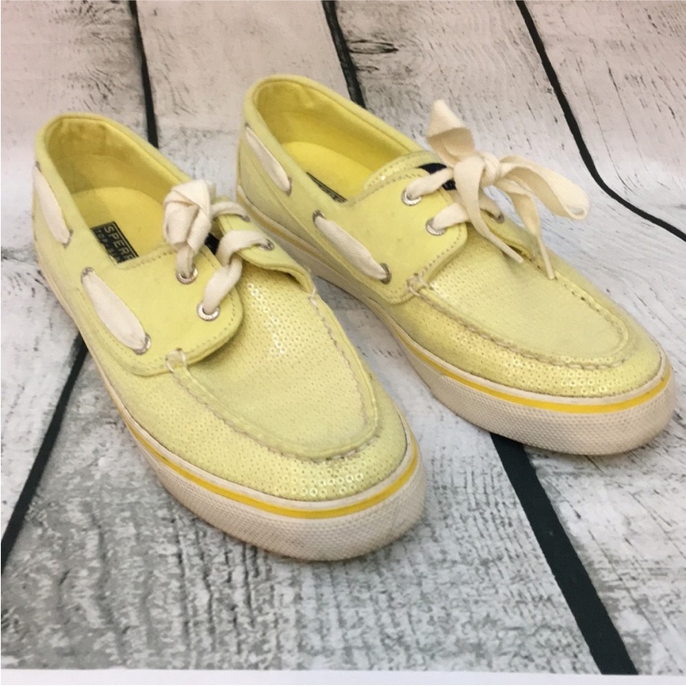 Cute Sperry Topsiders with sequins